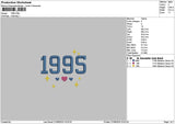 1995embro Embroidery File 6 sizes