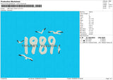 1989 Taylor Version V2 Embroidery File 6 size