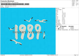 1989 Taylor Version V2 Embroidery File 6 size