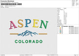 ASPEN COLORADO Embroidery