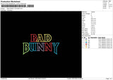 Bad Bunny Colors Text