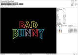 Bad Bunny Colors Text