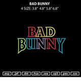 Bad Bunny Colors Text
