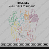 Bts Lines Embroidery