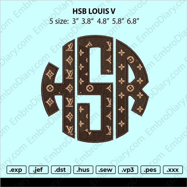 HSB lv Embroidery