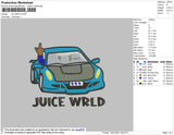 car juice wrld embroidery