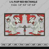 Lil Peep Rectangle Embroidery