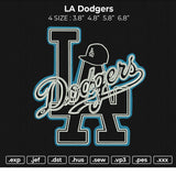 LA Dodgers Embroidery