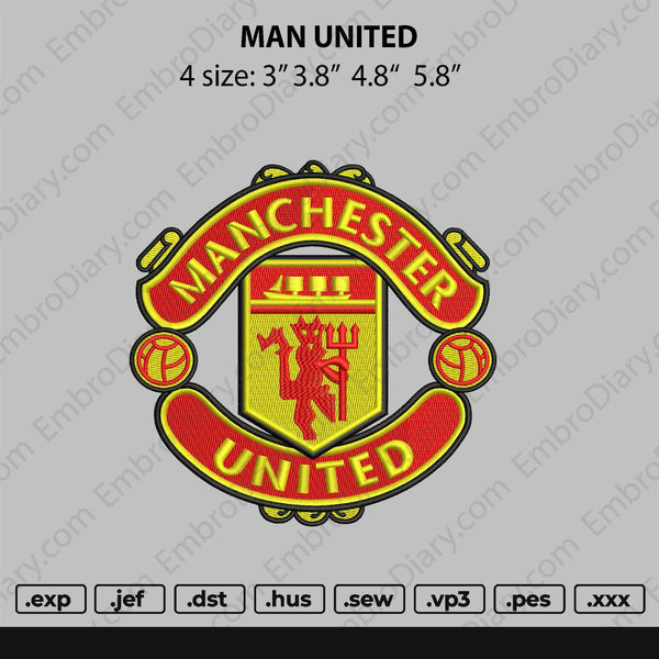 Manchester United Embroidery