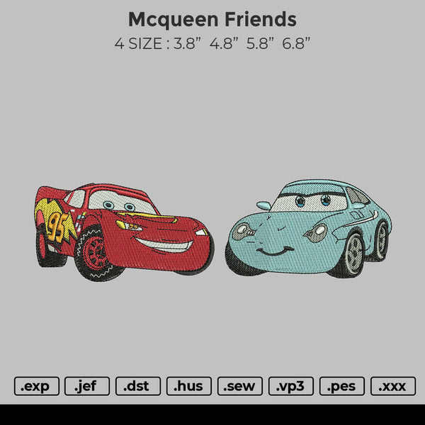 Mcqueen Friends Embroidery