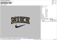 Nike Leopard Embroidery