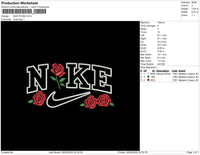 Nike Rose Embroidery