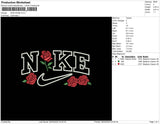 Nike Rose Embroidery