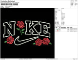 Nike Rose Embroidery