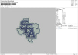 Sfa Embroidery File 6 sizes