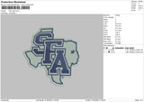 Sfa Embroidery File 6 sizes