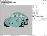 Sally   Carrera  cars   Embroidery