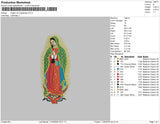 Virgen de Guadalupe Embroidery