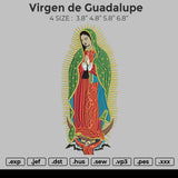 Virgen de Guadalupe Embroidery