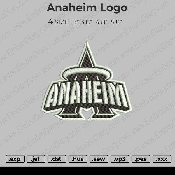 Anaheim Logo Embroidery