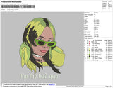Billie Eilish 1 Embroidery