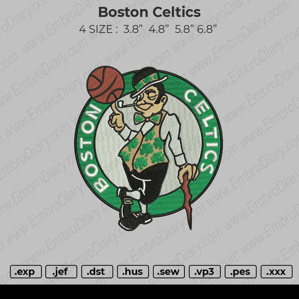 Boston Celtics Embroidery