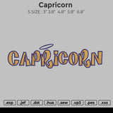 Capricorn Embroider