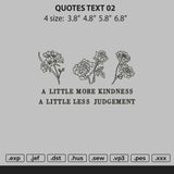 flower a little embroidery