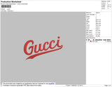 Gucci 002 Embroidery