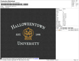 Halloweentown White Embroidery