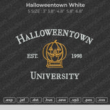 Halloweentown White Embroidery