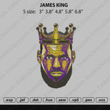 Lebron James King Embroidery