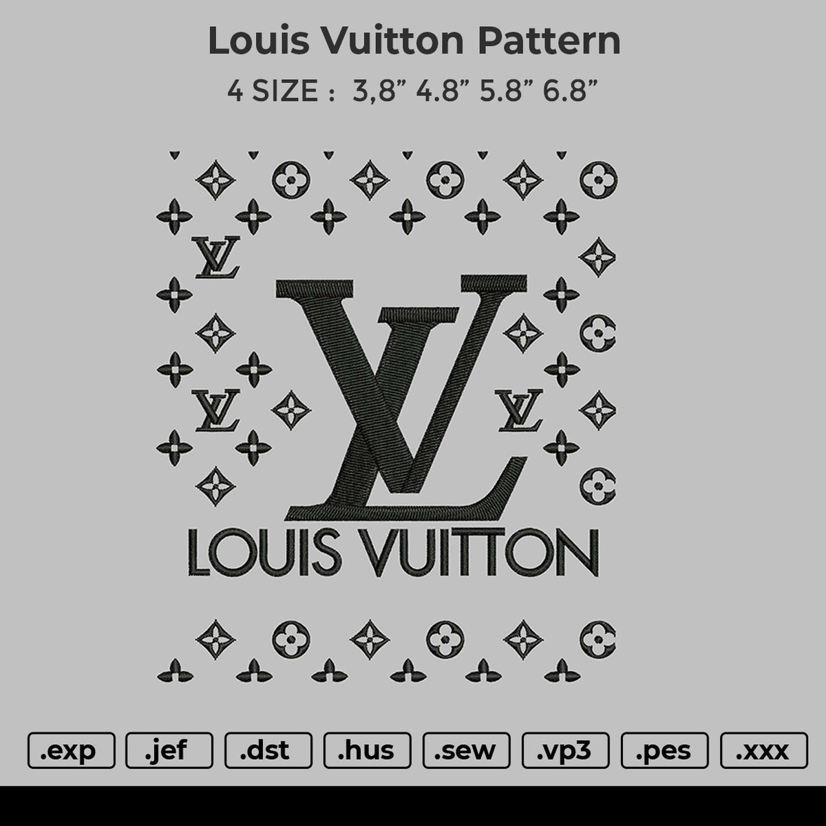 Louis Vuitton (only text) vector logo