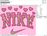 Nike Hearts Embroidery