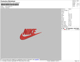 NIKE+swoosh Embroidery