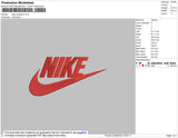NIKE+swoosh Embroidery