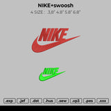 NIKE+swoosh Embroidery