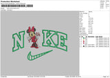 Nike Minnie Xmas Embroidery