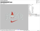 Nike Santaclaus Embroidery