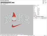 Nike Santaclaus Embroidery