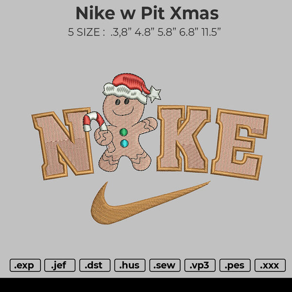 Nike W Pit Xmas Embroidery