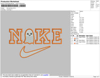Nike Spooky Embroidery