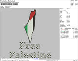 Free Palestine Embroidery