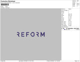 REFORM  Embroidery