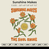 Sunshine Makes Embroidery