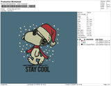 Snoopy Stay Cool Embroidery