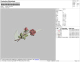 Swoosh Rose 002 Embroidery