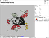 The North Face Mashroom  Embroidery