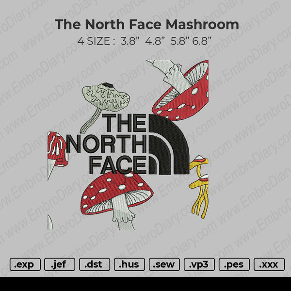 The North Face Mashroom  Embroidery