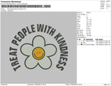 Treat People With Kindness Embroidery